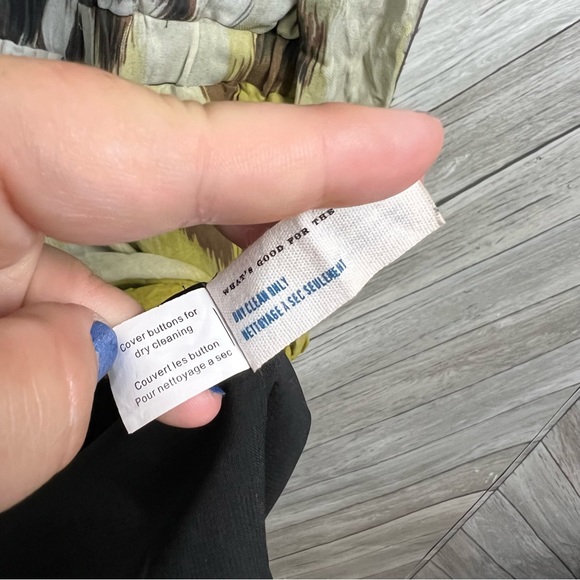 ANTHROPOLOGIE Silk Ombre Ikat Cold Shoulder Dress 12 - Picture 8 of 8